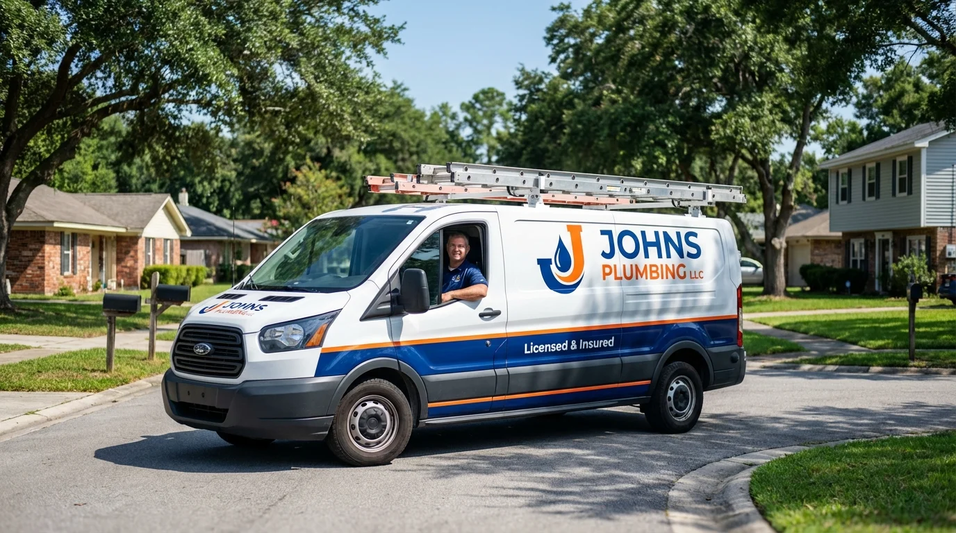 Johns Plumbing LLC service van in Breckenridge, CO